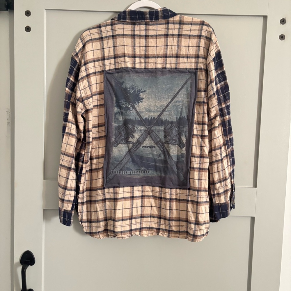 Wrangler fishing patchwork Large